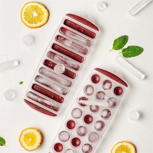 NAVA Foremka forma do 21 kostek lodu z silikonowym dnem łatwe wyciąganie 8