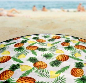 ProBeach Mata PLAŻOWA piknikowa składana okrągła koc 138 cm 5