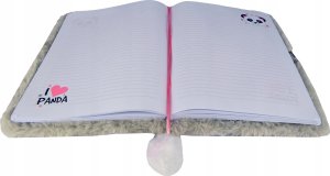 St. Majewski Pamiętnik z kłódką 3D "włochacz" A5, 96k RAINBOW CAT Papier TARGI 8