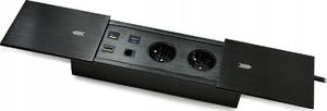 Biurko Zdesk Czarno-Brązowe 138 cm x 68 cm 6
