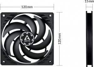 Wentylator Arctic P12 Slim PWM PST (ACFAN00187A) 4