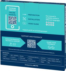 Wentylator Arctic P12 Slim PWM PST (ACFAN00187A) 6