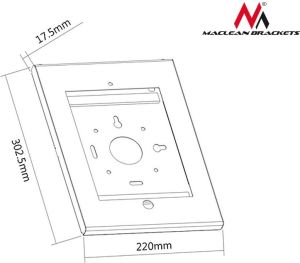 Uchwyt Maclean Uniwersalny reklamowy do iPad 2/3/4/Air/Air2 (MC-676) 6