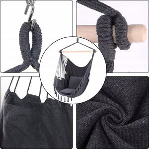AD Accessories Fotel Wiszący Krzesło Brazylijskie Hamak Krzesło 6