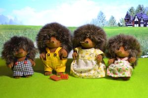 Figurka Epoch Sylvanian Families Rodzina jeżyków (3122) 3