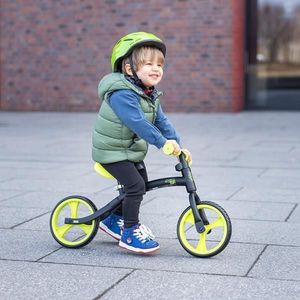 Rowerek biegowy NILS Fun Rb06 Black/green Biegowy 3