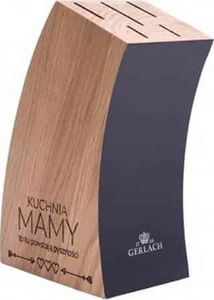 Gerlach Zestaw noży 5 szt. w bloku Deco Black 8