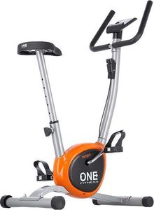 Rower stacjonarny One Fitness RW3011 mechaniczny srebrno-pomarańczowy 3