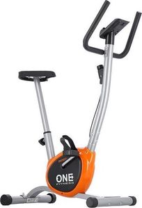 Rower stacjonarny One Fitness RW3011 mechaniczny srebrno-pomarańczowy 4
