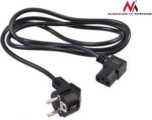 Kabel zasilający Maclean MCTV-802 3-pin 1.5m wtyk EU 2