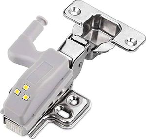 ECpower ZD23F LAMPKA LAMPA MEBLE 3 x LED NA ZAWIASY SZARA 2