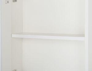 Shumee Szafka łazienkowa wisząca z lustrem 40 x 60 cm biała PRIMAVERA 6