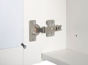 Shumee Szafka łazienkowa wisząca z lustrem LED 40 x 60 cm biała CONDOR 6