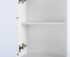 Shumee Szafka łazienkowa wisząca z lustrem LED 40 x 60 cm biała CONDOR 7