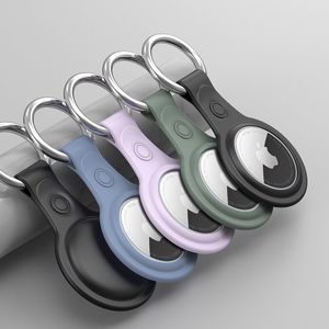 Dux Ducis zestaw 4x silikonowe etui brelok zawieszka case do lokalizatora Apple AirTag (4 kolory: czarny, zielony, różowy, niebieski) 13