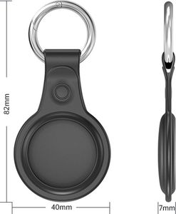 Dux Ducis zestaw 4x silikonowe etui brelok zawieszka case do lokalizatora Apple AirTag (4 kolory: czarny, zielony, różowy, niebieski) 16