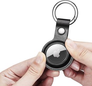 Dux Ducis zestaw 4x silikonowe etui brelok zawieszka case do lokalizatora Apple AirTag (4 kolory: czarny, zielony, różowy, niebieski) 19