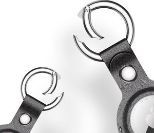 Dux Ducis zestaw 4x silikonowe etui brelok zawieszka case do lokalizatora Apple AirTag (4 kolory: czarny, zielony, różowy, niebieski) 20