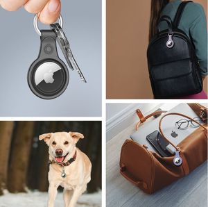 Dux Ducis zestaw 4x silikonowe etui brelok zawieszka case do lokalizatora Apple AirTag (4 kolory: czarny, zielony, różowy, niebieski) 8
