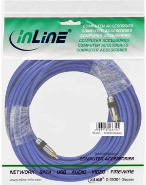 Kabel Intos RCA (Cinch) - RCA (Cinch) 7m niebieski (89407P) 2