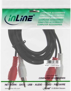 Kabel Intos RCA (Cinch) x2 - RCA (Cinch) x2 15m czarny (89931A) 2