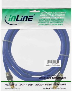 Kabel InLine S-Video - S-Video 1m niebieski (89949P) 3