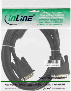 Kabel InLine DVI-D - DVI-D 2m czarny (17773) 2