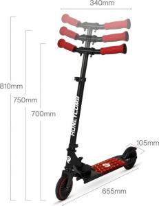 Hulajnoga Qplay Honeycomb Red (3878) 4