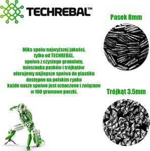 Techrebal Zestaw spawarka plastiku Yihua 852D+ + Spoiwa PLAST 1 10