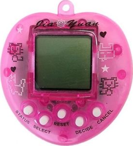 Lean Sport Gra Elektroniczna Tamagotchi Różowa z krótkim łańcuszkiem 3
