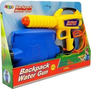 Lean Sport Pistolet na Wodę ze Zbiornikiem Żółto- Niebieski 3