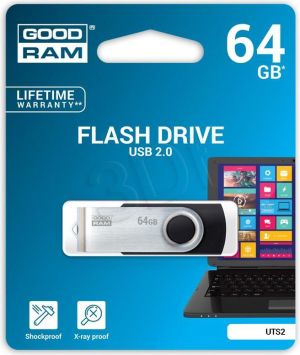 Pendrive GoodRam UTS2.0, 64 GB  (UTS2-0640K0R11) 2
