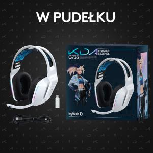 Słuchawki Logitech G733 Lightspeed Białe (981-000990) 10