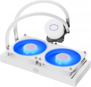 Chłodzenie wodne Cooler Master MasterLiquid ML240L RGB V2 White Edition (MLW-D24M-A18PC-RW) 2