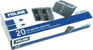 Milan Temperówka aluminiowa podwójna - 80035 2