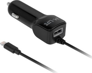 Ładowarka M-Life 1x USB-A 2.1 A  (LEC-ML0993) 2