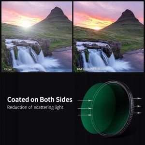 Filtr K&F Filtr ND 58mm REGULOWANY szary FADER ND8-ND2000 KF () - 101381 6