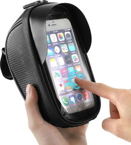 Wozinsky Torba rowerowa na kierownicę pokrowiec na telefon 1L czarny (WBB16BK) () - 63967-uniw 14