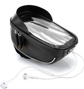 Wozinsky Torba rowerowa na kierownicę pokrowiec na telefon 1L czarny (WBB16BK) () - 63967-uniw 8