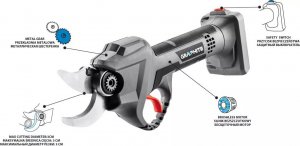 Sekator Graphite 58G029 akumulatorowy 10