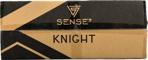 Fotel SENSE7 Knight materiałowy czarno-czerwony 12