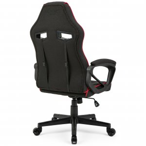 Fotel SENSE7 Knight materiałowy czarno-czerwony 5