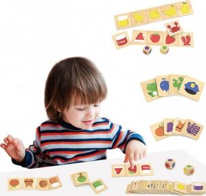 Viga Toys Gra Edukacyjna Drewniana Układanka Sortuj Dopasuj Kolory i Kształty 38 elementów 2