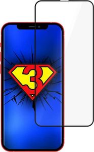 3MK Szkło hartowane na ekran 3mk HardGlass Max Finger Print do iPhone 13 Black 3