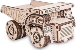 EcoWoodArt EWA Drewniane Puzzle 3D Mini Belaz 5
