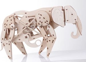 Mr.Playwood Mr.Playwood Drewniany Model Puzzle 3D Słoń 3