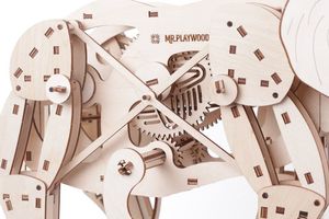 Mr.Playwood Mr.Playwood Drewniany Model Puzzle 3D Słoń 7