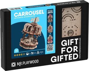 Mr.Playwood Mr.Playwood Drewniany Model Puzzle 3D Karuzela XL 7