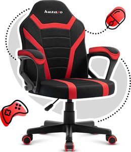 Fotel Huzaro Fotel Gamingowy dla dziecka Ranger 1.0 Red Mesh 6