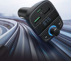 Transmiter FM Ugreen CD229 Adapter 2x USB-A 1x USB-C 3 A (80910) 2